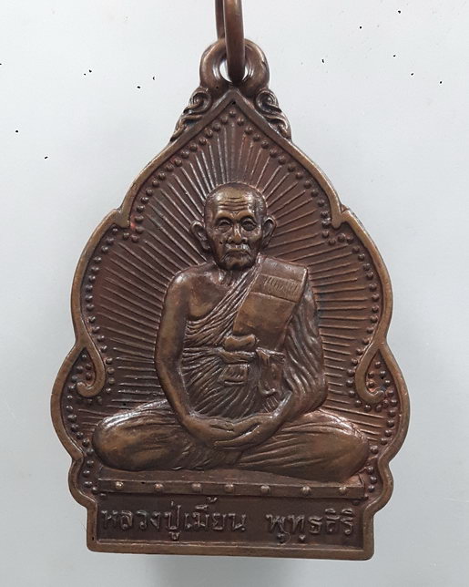 " เหรียญ ปลอดโรค หลวงพ่อเมี้ยน วัดโพธิ์กบเจา จ.อยุธยา ปี 2538 สวยงาม "