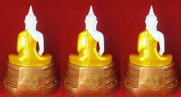 ***ยกชุด 3 องค์***พระบูชา พระพุทธโสธร เนื้อสามกษัตริย์ ใต้ฐานปั๊มยันต์พร้อมกล่องตราวัดบรรจุเดิมๆครับ