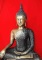 พระบูชาหน้าตัก 9 นิ้ว สูง 15.5 นิ้ว ฐาน 11.5 นิ้ว เนื้อทองเหลืองรมดำฐานบัวคว่ำบัวหงาย จีวรลายดอกพิกุ