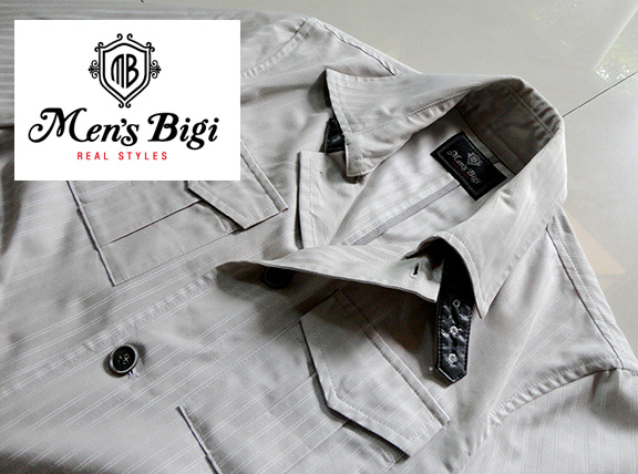 แจกเกด MB ของแท้ Men's Bigi REAL STYLE สีครีม ดีไซน์สวย จากญี่ปุ่น