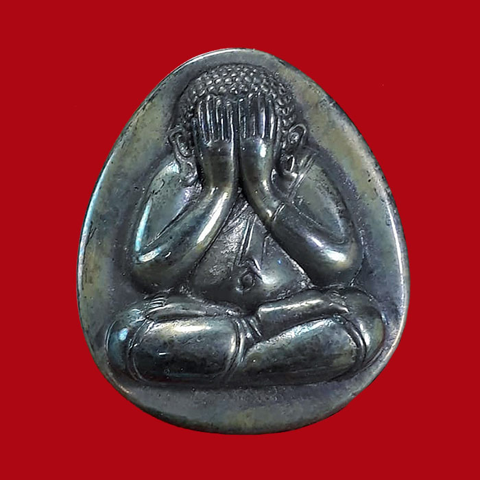 พระปิดตามหาเศรษฐีเงินล้าน รุ่น2 (จัมโบ้)  หลวงพ่อเล็ก วัดท่าขนุน จ.กาญจนบุรี ปี2555