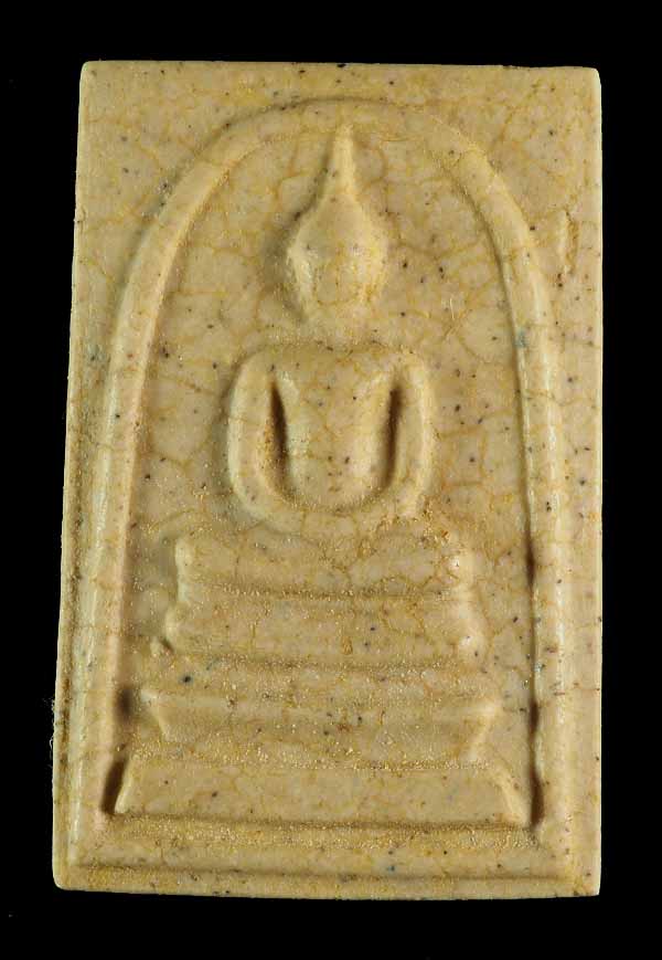 สมเด็จวัดระฆัง 122 ปี พิมพ์ใหญ่นิยม แตกลายงา กล่องเดิม // AS 122-010