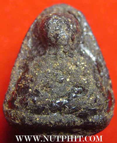 พระปิดตารุ่นแรก ลป.เหรียญ วัดหนองบัว กาญจนบุรี หลังกระดาษสา สวยสมบูรณ์+บัตรรับรองพระแท้*155