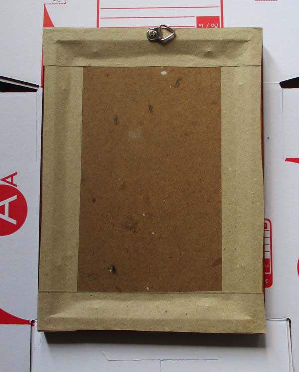 รูปถ่ายพิมพ์ขนาดบูชาย้อนยุค หลวงพ่อกวย วัดโฆษิตาราม ปี2562 พร้อมกรอบบูชา