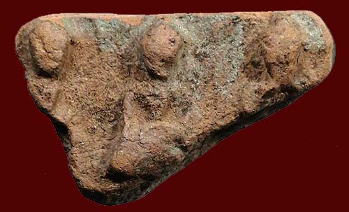 *พระตัด เนื้อดินเผา กรุจรเข้ร้อง สุโขทัย*