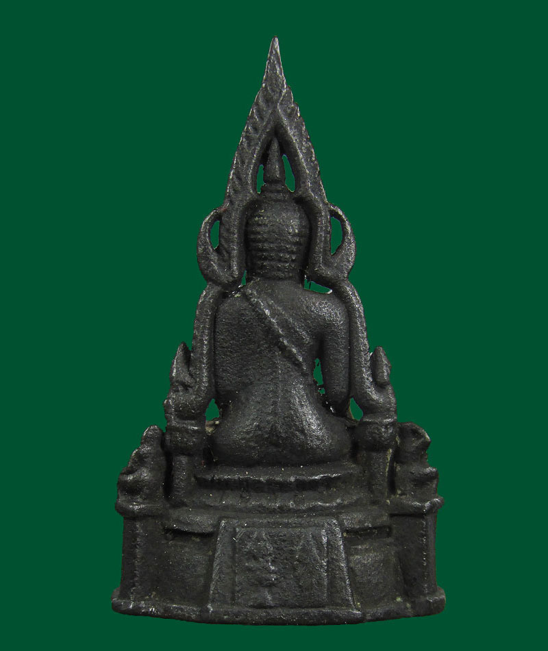 พระกริ่งชินราชมาลาเบี่ยง พิมพ์เล็ก รุ่นแรก นวโลหะ พิษณุโลก ปี 2520