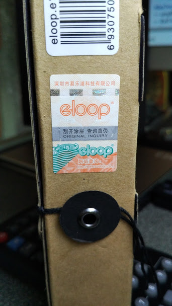 eloop แท้ แบตเตอรี่สำรอง (สีทอง)