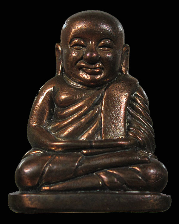 หลวงพ่อเงิน พุทธโชติ รุ่น ทรงเจริญ 38 หมายเลข ๒๑ วัดบางคลาน จ.พิจิตร นวโลหะ กล่องเดิม