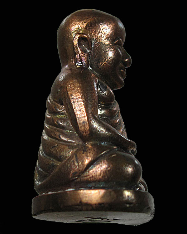 หลวงพ่อเงิน พุทธโชติ รุ่น ทรงเจริญ 38 หมายเลข ๒๑ วัดบางคลาน จ.พิจิตร นวโลหะ กล่องเดิม