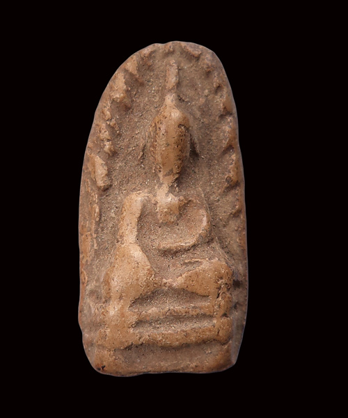 พระเนื้อดินพระรอดมือโต พิมพ์เล็ก(หายาก)ยุคแรก หลวงพ่อกวย วัดโฆสิตาราม จ.ชัยนาท พระเครื่องหลวงพ่อกวย