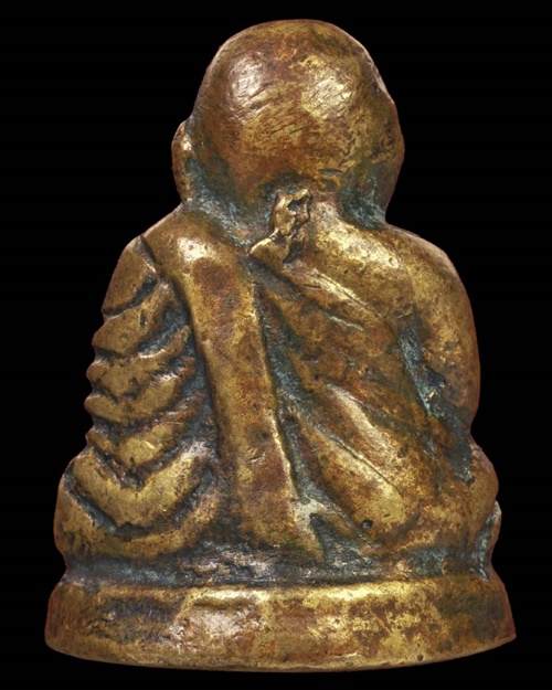 รูปหล่อหลวงพ่อเงิน วัดห้วยเขน จ.พิจิตร "พิมพ์ใหญ่ A แขนบั้ง" ปี 2456