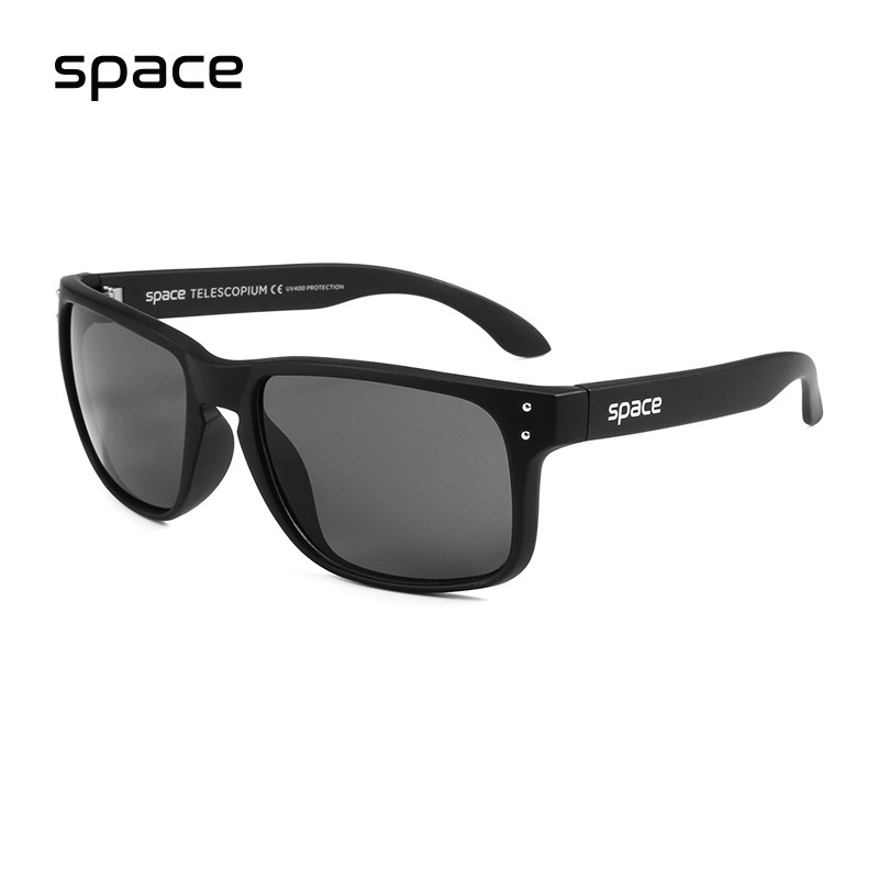 แว่นกันแดด SPACE UV400 PROTECTION ดำ หน้า2ปุ่ม เคลือบUVX ฟรีจัดส่ง ของใหม่ซื้อมาแล้วไม่ได้ใช้ครับ