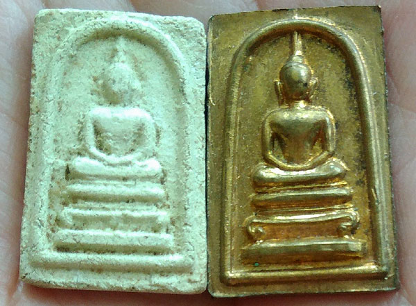 *พระคะแนน หลวงปู่นาค วัดระฆังฯ เนื้อผงและทองระฆัง*