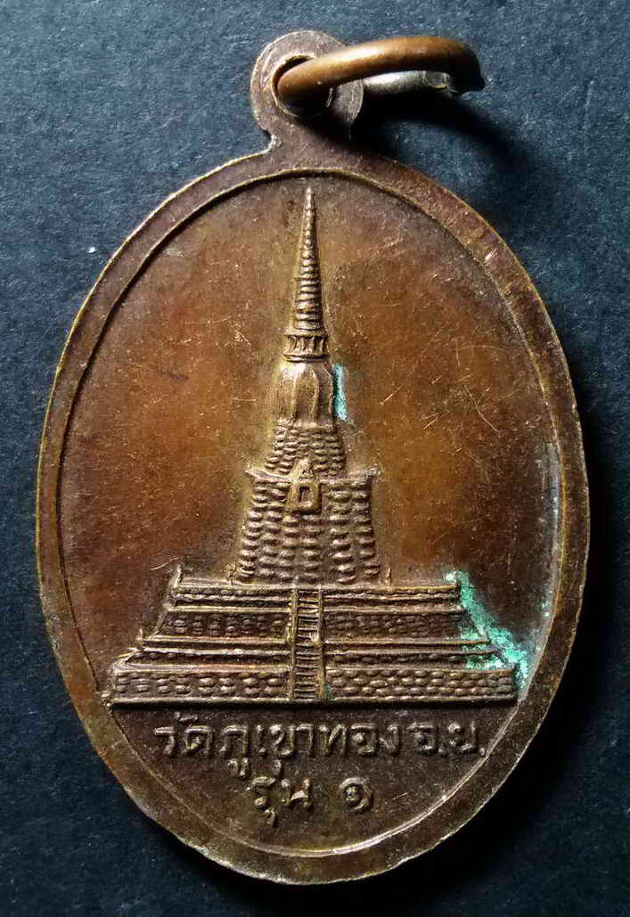 30 บาท เหรียญ รุ่น 1 พระพุทธหลวงพ่อเสือ วัดภูเขาทอง จังหวัดอยุธยา BOX3