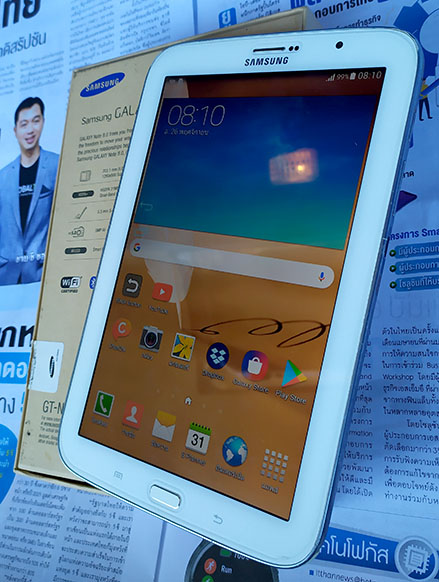 Samsung Galaxy NOTE 8.0 สีขาว ของแท้ 16GB ใช้ดี จอสีสวย WIFI อย่างเดียว พร้อมกล่อง,คู่มือ,สายชาร์จ