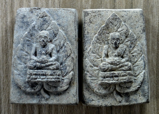 เคาแรกแดง...หลวงปู่ทวดพิมพ์สี่เหลี่ยม...เนื้อว่าน ๒ องค์...พระอาจารย์นอง วัดทรายขาว จ.ปัตตานี