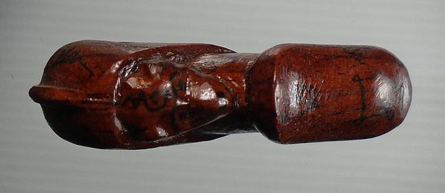 20บาท...ปลัดขลิก หลวงพ่อกลั่น วัดอินทราวาส อ่างทอง ยาว 2 นิ้ว ///E451