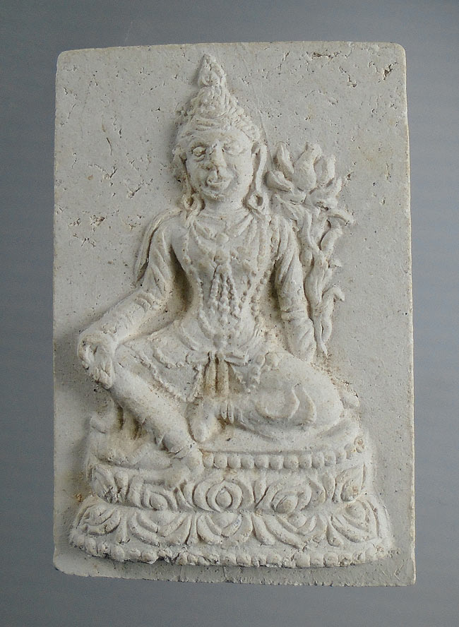 20บาท...พระผงอวโลกิเตศวร (กวนอิม) ปี2521 วัดถาวรวราราม จ.กาญจนบุรี///E487