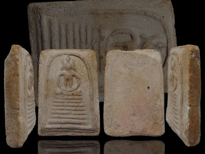 พระสมเด็จ วัดเกศไชโย พิมพ์ 7 ชั้นแข้งหมอน รางวัลที่ ๒