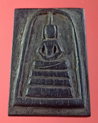 พระสมเด็จ เนื้อไม้พญางิ้วดำ หลวงพ่อกวย วัดโฆษิตาราม