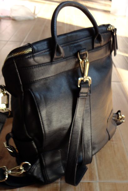 กระเป๋าแบรนด์ฝรั่งเศสแท้ Lulu castagnette ลูลู่ คาสเทอร์เนส หนังสีดำอะไหล่ทองสวยมาก