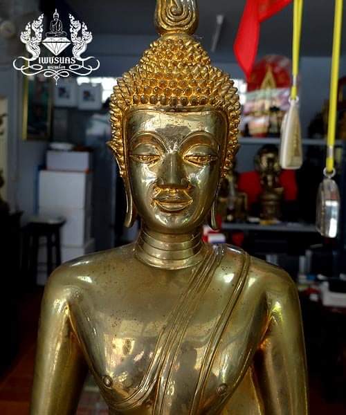 พระบูชาหลวงพ่อพระสุก วัดโพธิ์ชัย รุ่นสามบารมี สร้างปี2554 หน้าตัก 9 นิ้ว