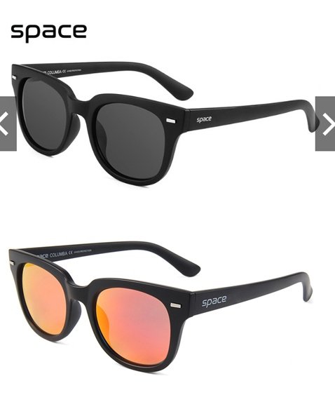 แว่นตา space COLUMBA ของใหม่ ราคาพิเศษ แพ็คคู่2อัน เลนส์ดำ+เลนส์แดง ในราคาอันเดียวครับ