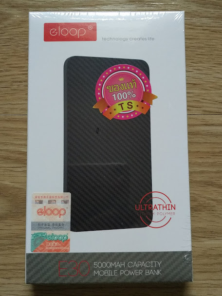 eloop E30 5000mAh ของแท้ แบตเตอรี่สำรองขนาดพกพาง่าย