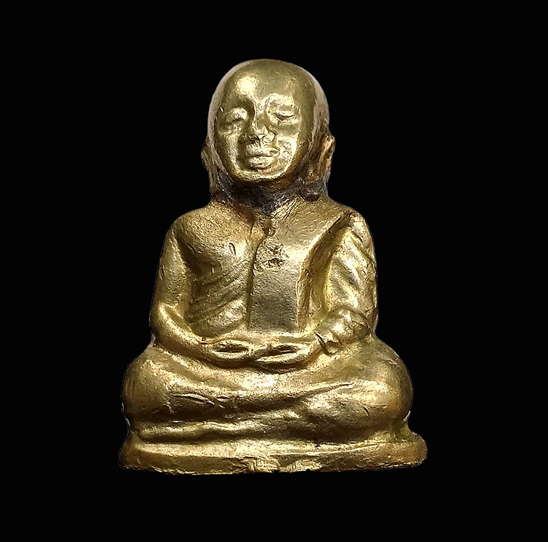 หลวงพ่อเงิน บางคลาน ปี15 วัดดงมูลเหล็ก เนื้ออัลปาก้า พร้อมบัตร ( มีซ่อมคอ )