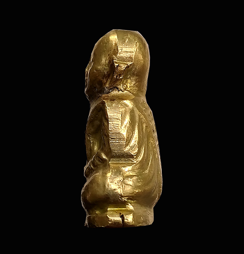 หลวงพ่อเงิน บางคลาน ปี15 วัดดงมูลเหล็ก เนื้ออัลปาก้า พร้อมบัตร ( มีซ่อมคอ )