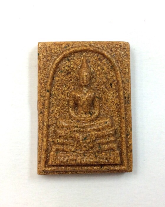 หลวงพ่อโสธร ภปร. รุ่นสร้างพระอุโบสถ เนื้อกระเบื้องหลังคาโบสถ์ พิมพ์ใหญ่ ปี37 กล่องเดิม #4