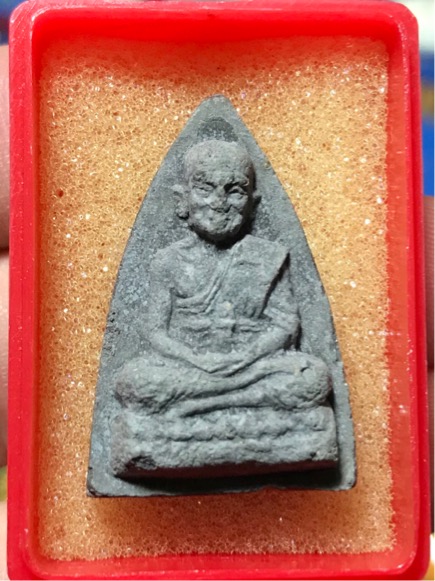 หลวงปู่ทวด อาจารย์นอง ปี 2514 พิมพ์เล็ก กดเครื่อง กล่องเดิม