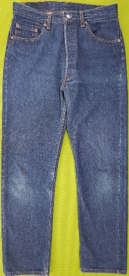 Levi's 501vintage ก้านดำ  ป้ายเคลือบ made in USA. ปี 1987  