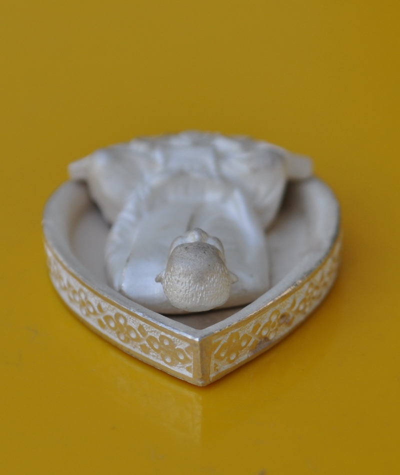 รูปเหมือนใบโพธิ์เนื้อเงิน สมเด็จพระญาณสังวร