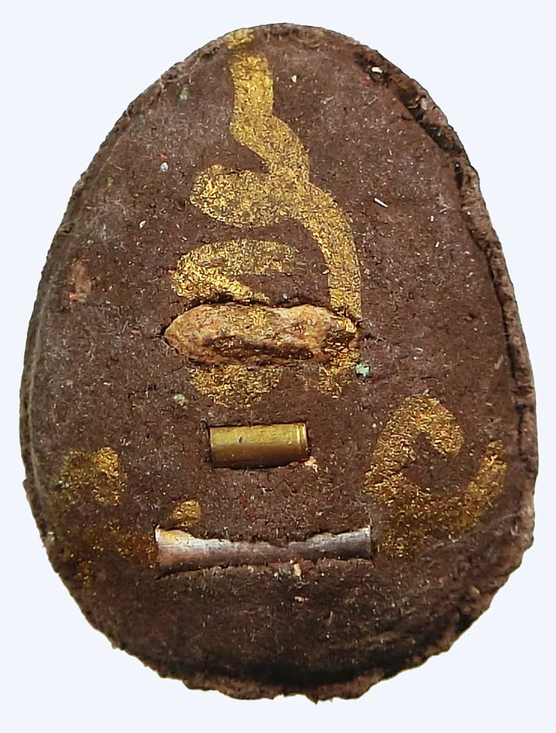 พระปิดตาเนื้อผงยาจินดามณีผสมเยี่ยวชะนีนะจินดามณีรุ่นแรก ปี 2556 พระอาจารย์ทิน วัดชายนา ฝังพิเศษสวยๆ