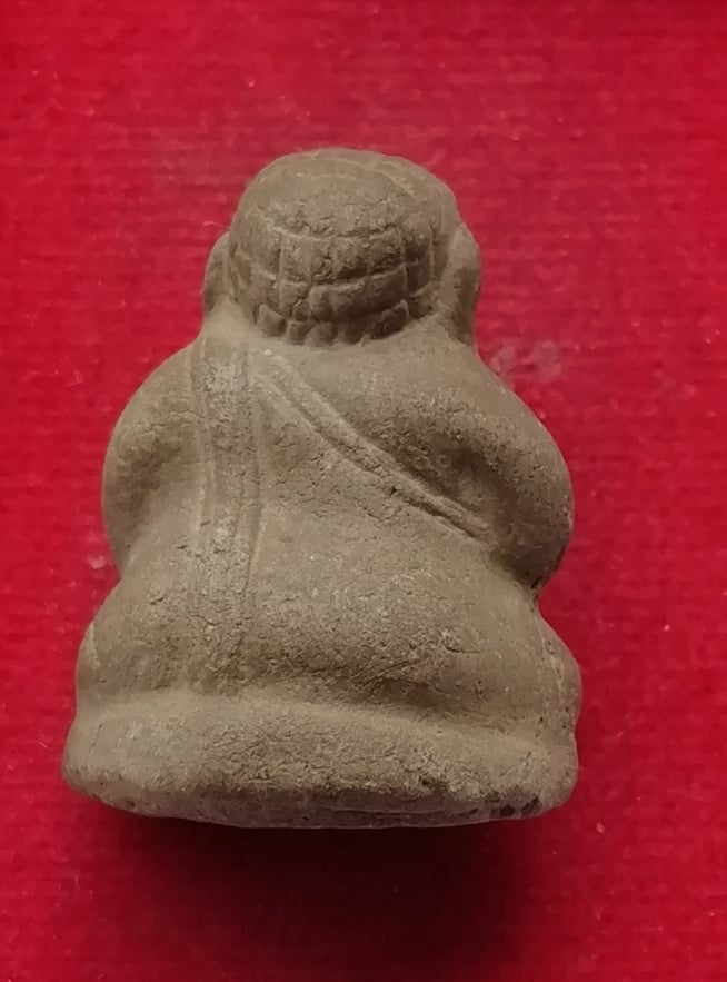 พระสังกัจจายน์เนื้อดิน หลวงพ่อกวย วัดโฆสิตาราม ไม่มีกริ่ง