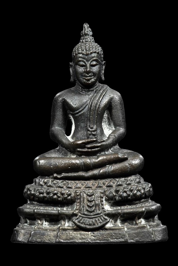 พระกริ่งวัดระฆัง 100 ปี เนื้อนวะ สภาพสวยมากเดิมๆ พร้อมกล่องเดิม