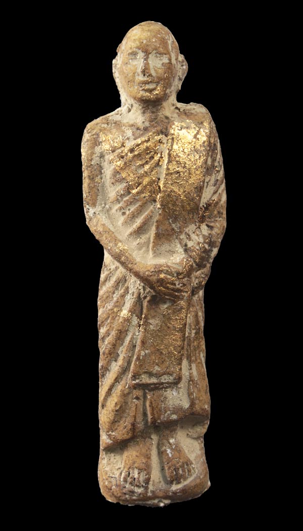 วัดใจ 50 บาท ///  พระผงรูปหล่อยืน หลวงปู่เทพโลกอุดร ความสูง 6 ซม