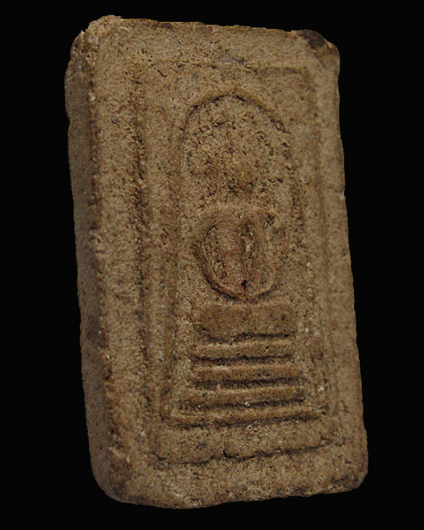 พระสมเด็จบางขุนพรหม พิมพ์ปรกโพธิ์อกตันกรอบกระจก หลวงตาพัน ปี 2502 วัดใหม่อมตรส กทม.