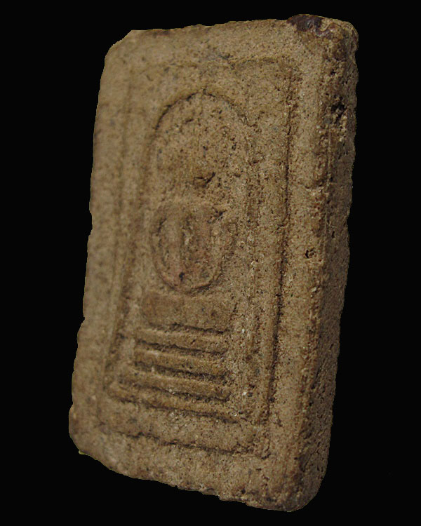 พระสมเด็จบางขุนพรหม พิมพ์ปรกโพธิ์อกตันกรอบกระจก หลวงตาพัน ปี 2502 วัดใหม่อมตรส กทม.