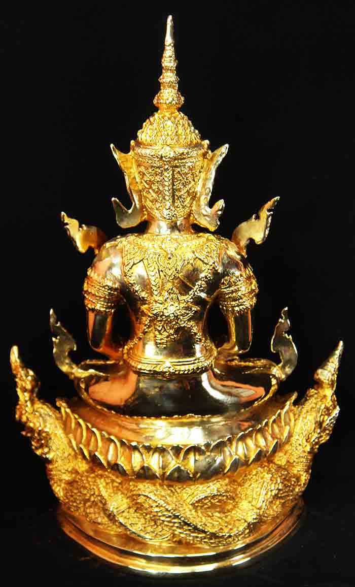 พระพุทธรูปบูชา พระปางสมาธิทรงเครื่องมหาจักรพรรดิ