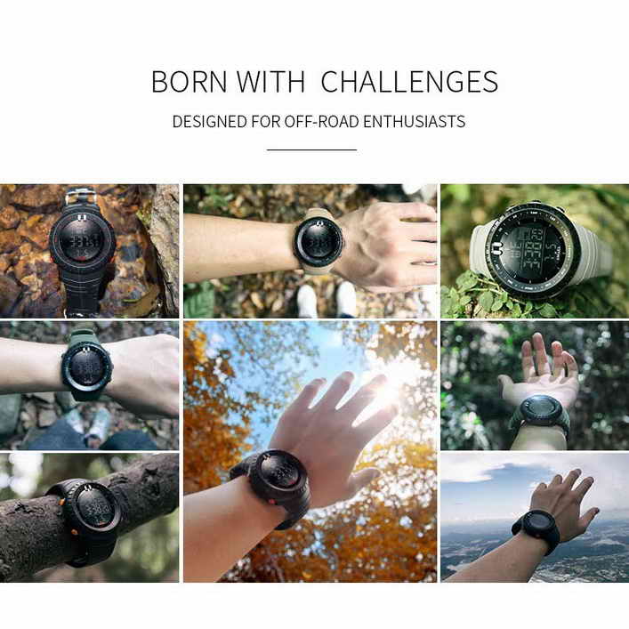 220 บาท นาฬิกาข้อมือ ดิจิตอล SMAEL 1237 กันน้ำ 30 เมตร สำหรับผู้ชาย (สีส้ม) รูปแรก นะครับ