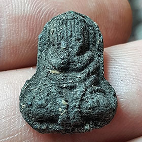 พระปิดตา เนื้อผง ปี ๑๔ ไม่ทราบที่