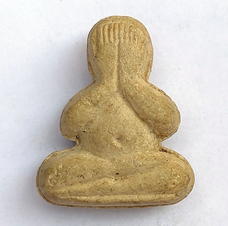 พระปิดตา สัมมาอะระหัง เนื้อผง วัดดาวดึงษ์ ปี 2536