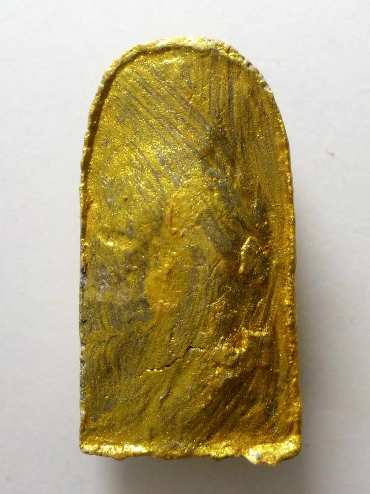 150 บาท   หลวงปู่ทวด  รุ่นพระเจ้าห้าพระองค์ หลวงปู่หมุน  ปลุกเสก  เจ้าของเดิม  มือบอน ไปทาทองสีบรอนซ