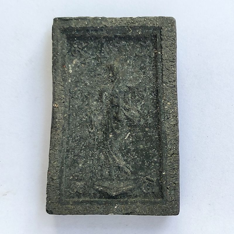 พระสมเด็จสิวลี เนื้อผงใบลาน พิมพ์เอวเล็ก หลวงพ่อกวย วัดโฆษิตาราม ปี 2515