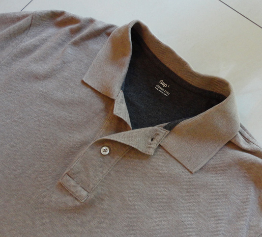เสื้อยืดโปโล GAP ของแท้ Classic Polo เบอร์ L / มีแถมเสื้อ LEVI'S ฟรี 1 ตัว
