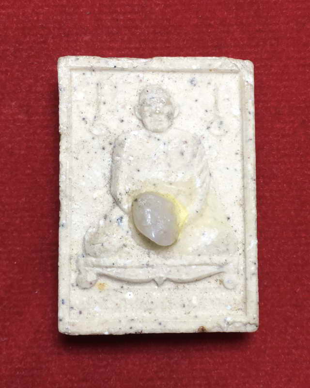 พระคำข้าว มหาลาภ รุ่นพิเศษ หลวงพ่อฤาษีลิงดำ วัดท่าซุง หลวงพ่อนั่ง หลังยันต์เกราะเพชร ติดพระธาตุข้าวบ