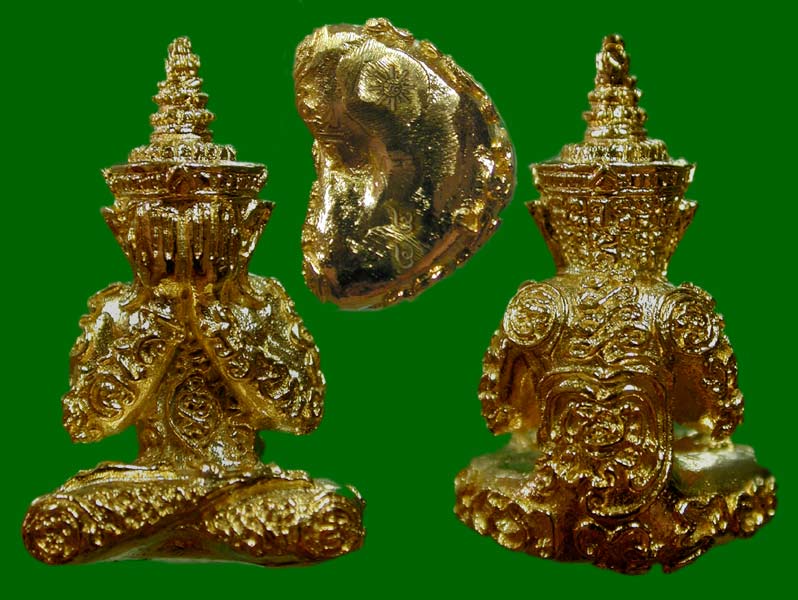 ปิดตาอิติสุคโต"ป.ทิพย์ เนื้อกะไหล่ทอง รุ่น”อุดมโชครวยทรัพย์” พุทธศิลป์สร้างบุ.......เคาะเดียวแดง