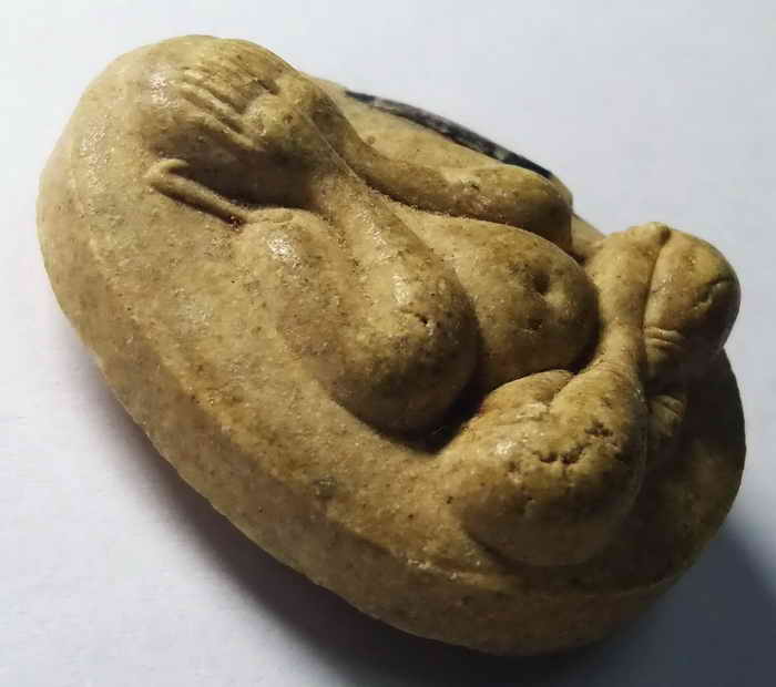 250 บาท พระปิดตาจัมโบ้ เนื้อผงฝังตะกรุดเงิน วัดมหาพฤฒาราม boxp10 